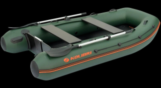 Čln Kolibri KM-300 XL zelený, vysokotlaká podlaha
