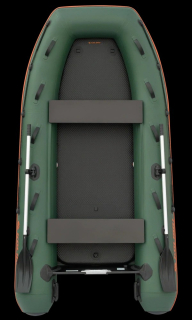 Čln Kolibri KM-330 XL zelený, vysokotlaká podlaha Air-deck